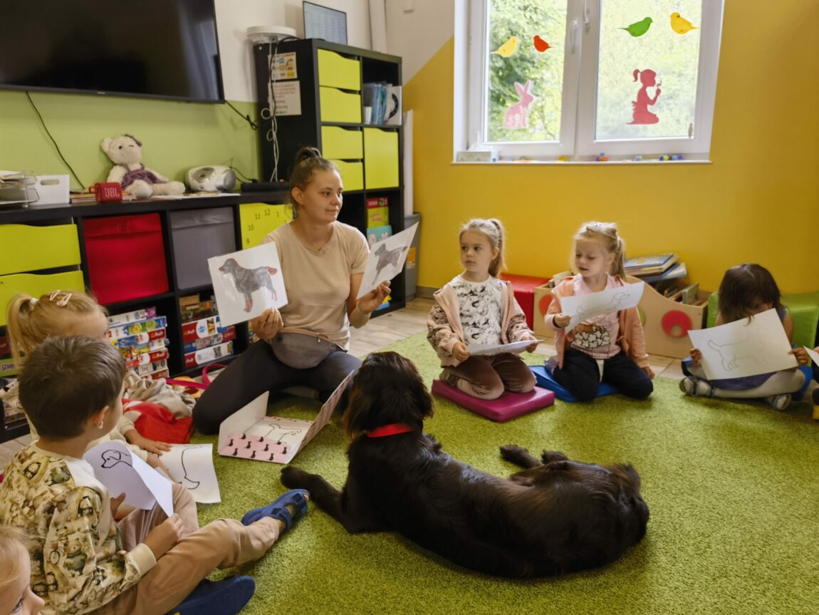 Dogoterapia z Panią Magdą i pieskiem Muffinem