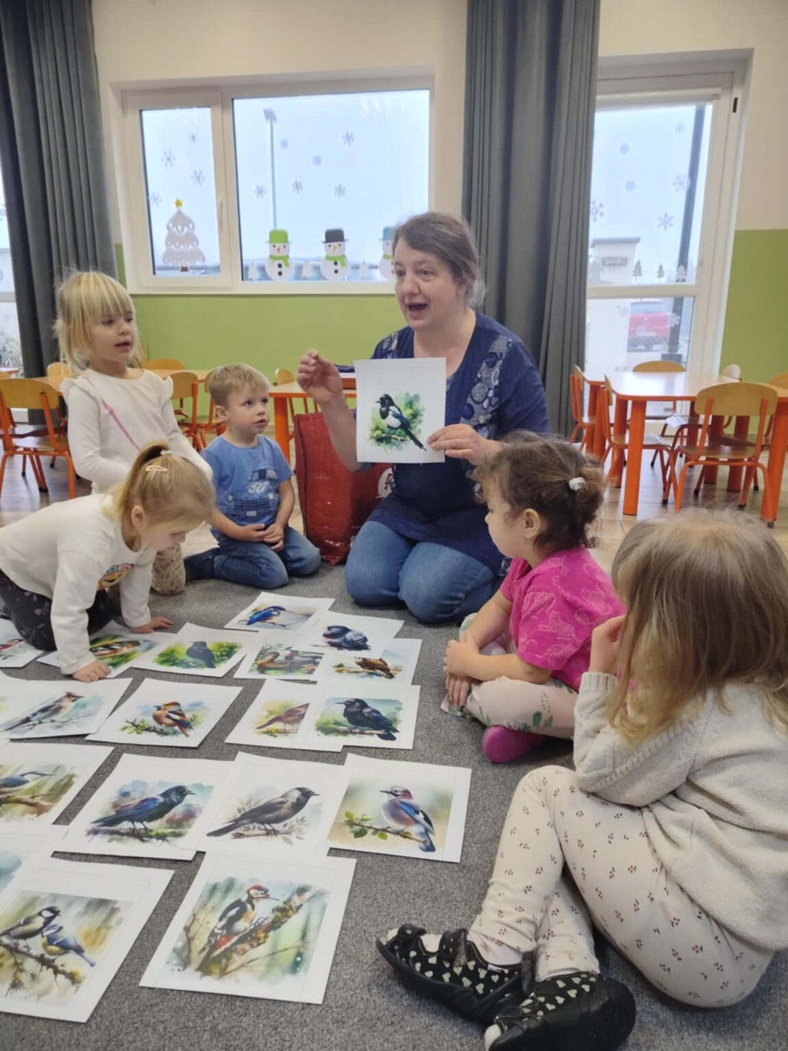 Zajęcia z Panią Jolą z biblioteki