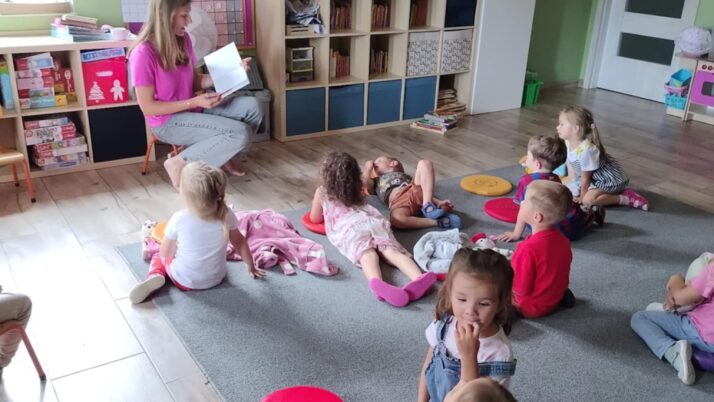 Relaksacja z mamą Huberta