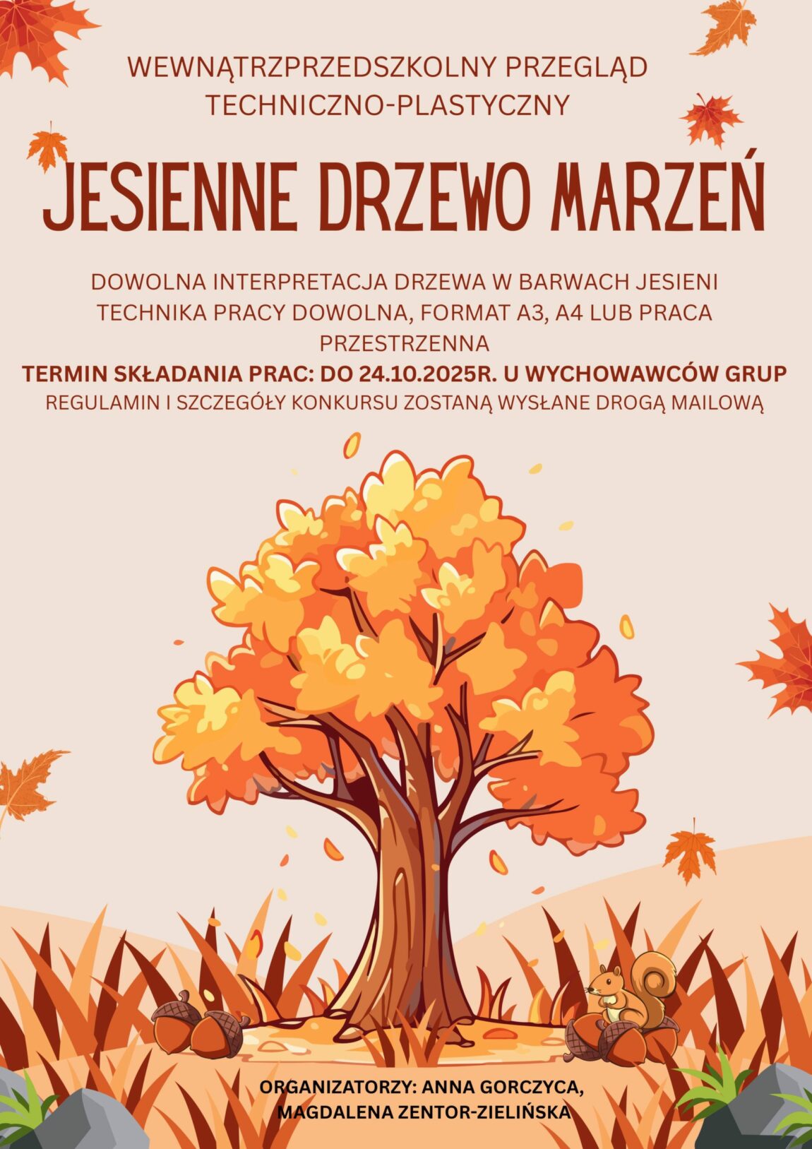 Jesienne drzewo marzeń – przegląd techniczno-plastyczny
