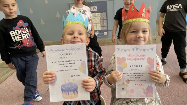 Urodziny Filipa i Rozalii oraz Dzień zabawek