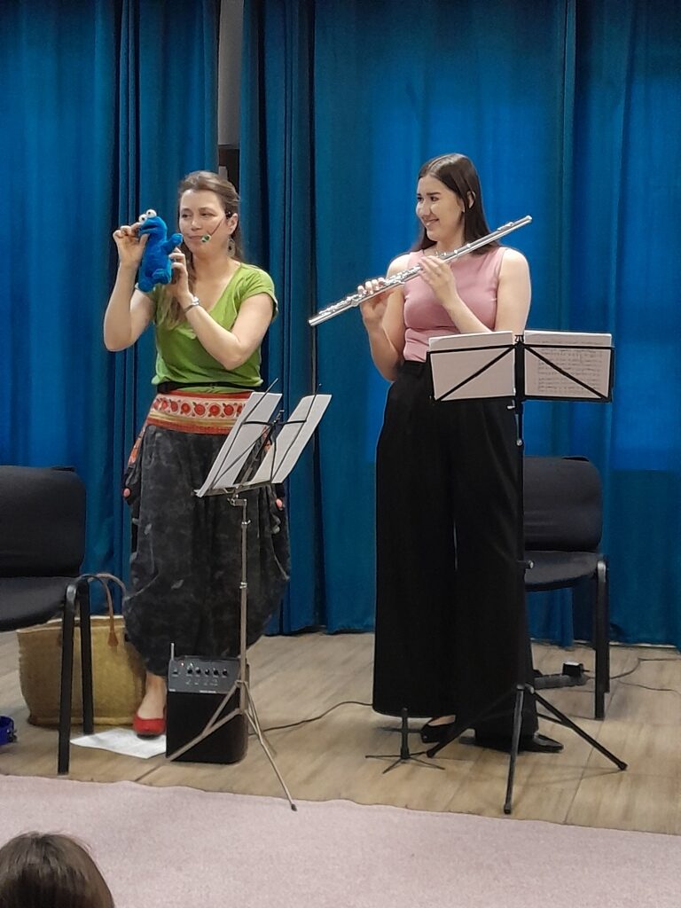 Opowieść srebrnego fletu o Bocianie Dziwaku i Żabie Marzycielce